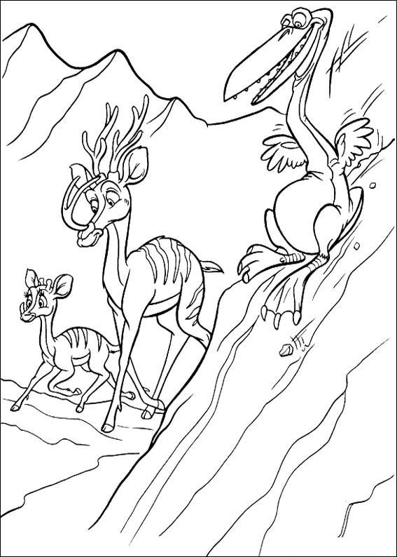Plansa de colorat cu Ice Age 10 2